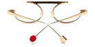 Sabine Be® Be Trust Slim - Polished Pale Gold Eyeglasses