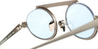Sabine Be® Be Trust Slim Sun Summer SB Be Trust Slim Sun Summer 128ble 49 - Matte Palladium with blue lenses Sunglasses