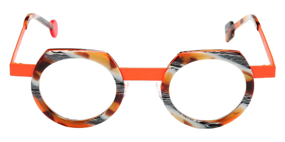 Sabine Be® Be Twist Eyeglasses - 259 Shiny Vintage Tortoise/Satin Neon Orange