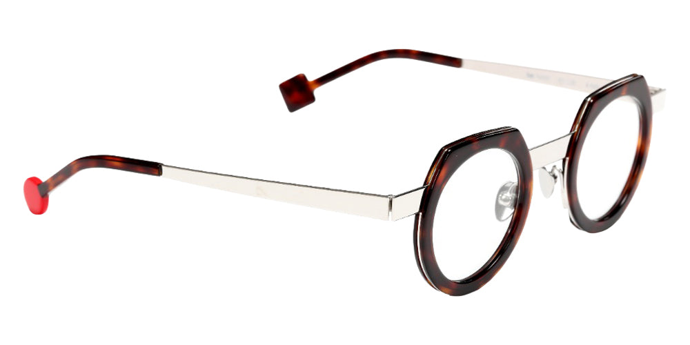 Sabine Be® Be Twist Eyeglasses - 666 Shiny Cherry Tortoiseshell/Polished Palladium
