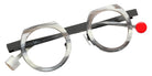 Sabine Be® Be Twist Eyeglasses - 812 Shiny Gray Horn/Dark Gray Satin