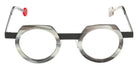 Sabine Be® Be Twist Eyeglasses - 812 Shiny Gray Horn/Dark Gray Satin