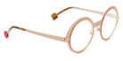 Sabine Be® Be Val De Loire Hole SB Be Val De Loire Hole 496 50 - Nude Satin Perforated / Polished Rose Gold Eyeglasses