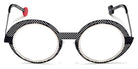 Sabine Be® Be Val De Loire Hole SB Be Val De Loire Hole 509 50 - Satin Midnight Blue Perforated / Polished Palladium Eyeglasses