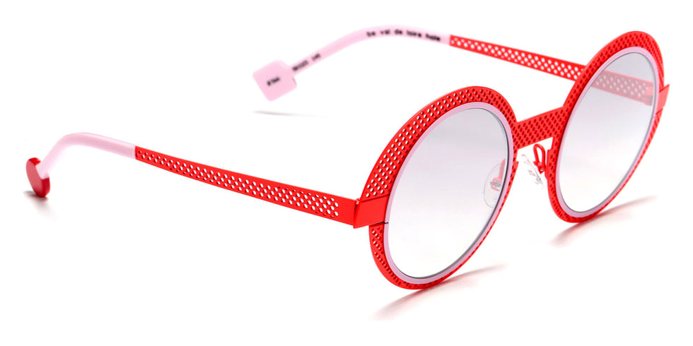Sabine Be® Be Val De Loire Hole Sun SB Be Val De Loire Hole Sun 566 50 - Satin Neon Orange Perforated / Satin Baby Pink Sunglasses