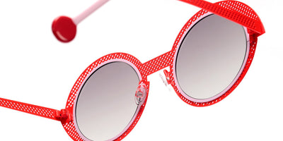 Sabine Be® Be Val De Loire Hole Sun SB Be Val De Loire Hole Sun 566 50 - Satin Neon Orange Perforated / Satin Baby Pink Sunglasses