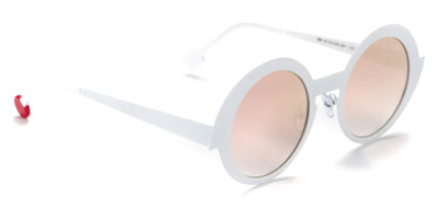 Sabine Be® Be Val De Loire Slim Sun SB Be Val De Loire Slim Sun 123 50 - Satin White Sunglasses