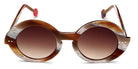 Sabine Be® Be Val De Loire Sun SB Be Val De Loire Sun 399 51 - Shiny Vintage Horn Sunglasses