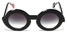 Sabine Be® Be Val De Loire Sun SB Be Val De Loire Sun black12 51 - Shiny Black Snake Sunglasses