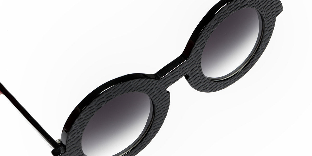 Sabine Be® Be Val De Loire Sun SB Be Val De Loire Sun black12 51 - Shiny Black Snake Sunglasses