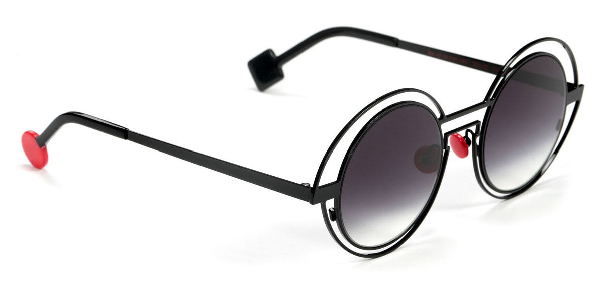 Sabine Be® Be Val De Loire Wire Sun SB Be Val De Loire Wire Sun black01 50 - Lacquered Black Sunglasses