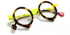 Sabine Be® Be Yang - Shiny Veined Tortoise / Satin Neon Yellow Eyeglasses