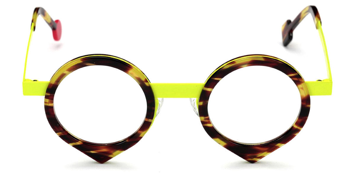 Sabine Be® Be Yang - Shiny Veined Tortoise / Satin Neon Yellow Eyeglasses