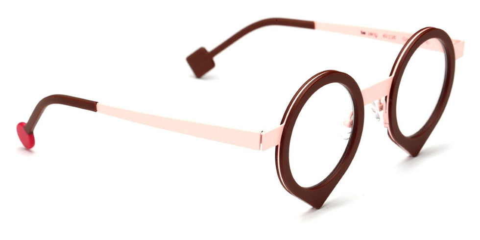 Sabine Be® Be Yang - Matte Brown / Satin Salmon Eyeglasses