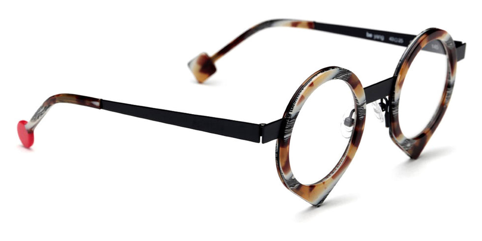 Sabine Be® Be Yang - Shiny Vintage Tortoise / Satin Shiny Navy Blue Eyeglasses