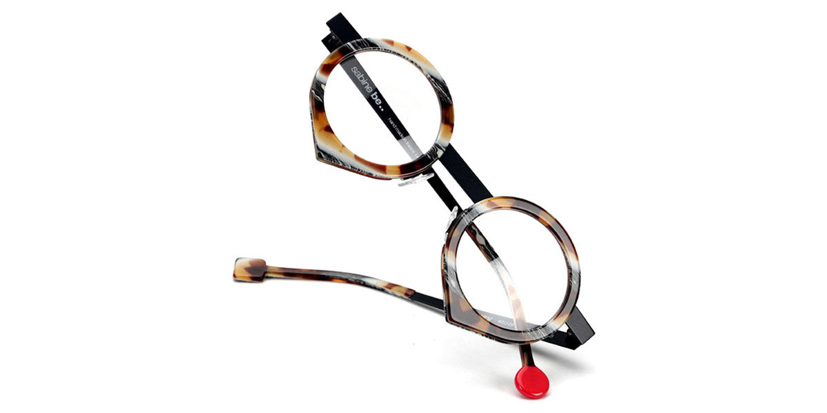 Sabine Be® Be Yang - Shiny Vintage Tortoise / Satin Shiny Navy Blue Eyeglasses