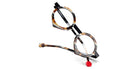 Sabine Be® Be Yang - Shiny Vintage Tortoise / Satin Shiny Navy Blue Eyeglasses