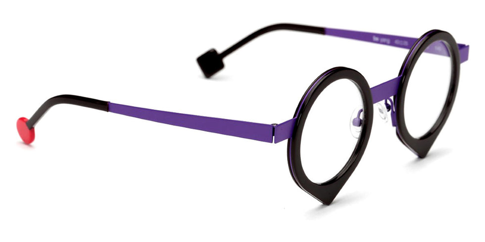 Sabine Be® Be Yang - Shiny Dark Choco / Satin Purple Eyeglasses