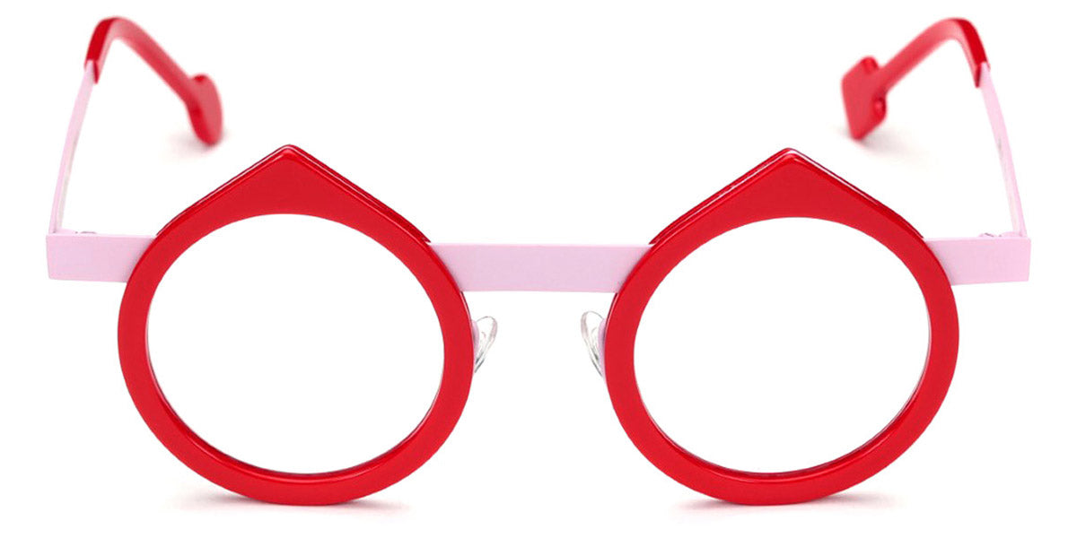 Sabine Be® Be Yin - Shiny Red / Satin Baby Pink Eyeglasses