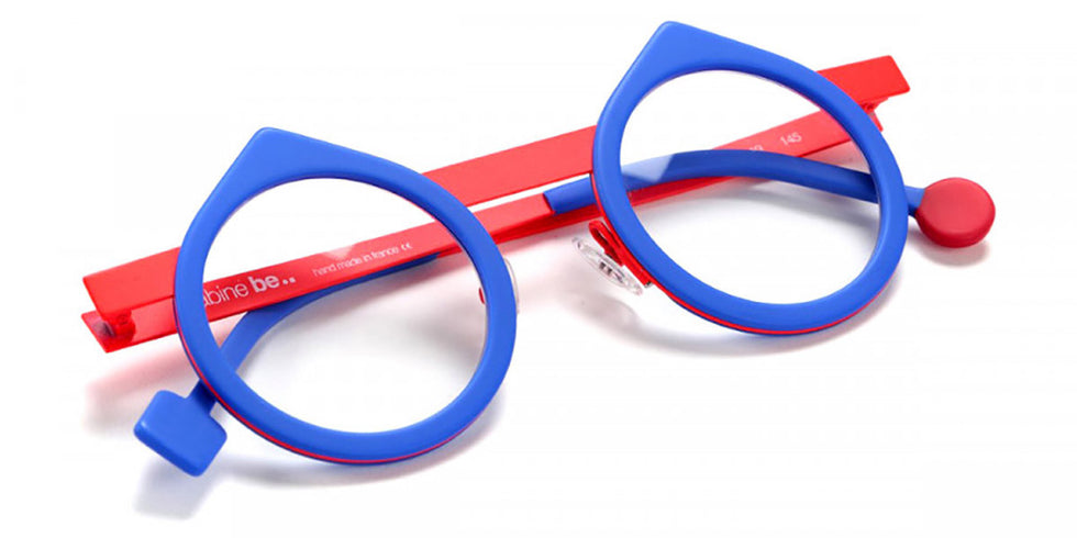 Sabine Be® Be Yin - Matte Blue Klein / Satin Neon Orange Eyeglasses