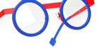 Sabine Be® Be Yin - Matte Blue Klein / Satin Neon Orange Eyeglasses