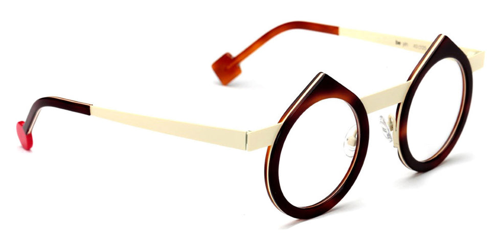 Sabine Be® Be Yin - Shiny Blonde Tortoise / Satin Ivory Eyeglasses