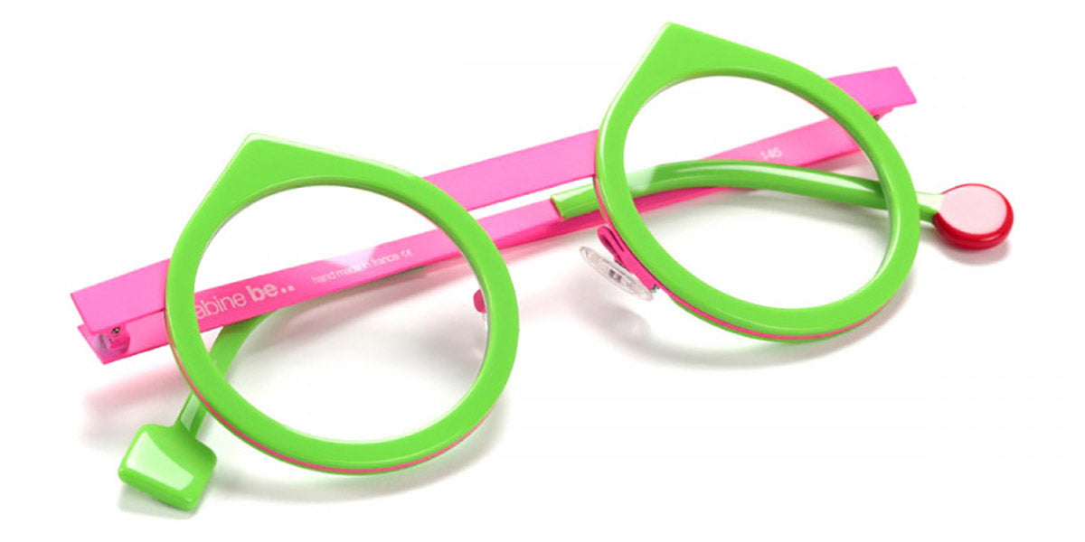 Sabine Be® Be Yin - Shiny Prairie Green / Satin Neon Pink Eyeglasses