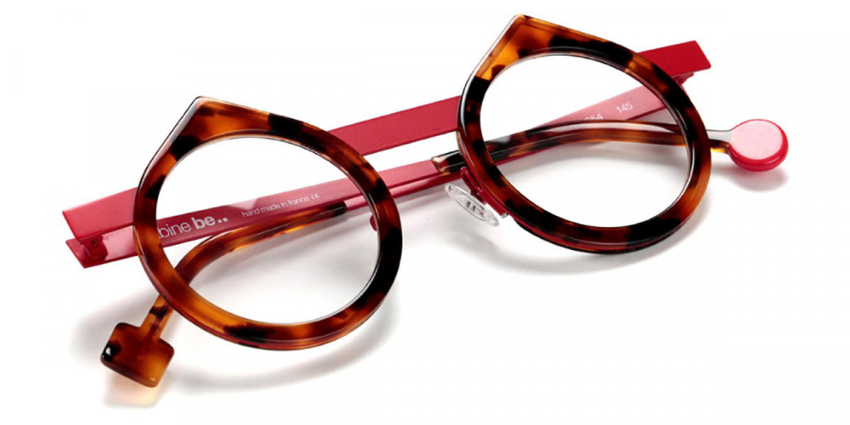 Sabine Be® Be Yin - Shiny Fawn Tortoise / Satin Red Eyeglasses