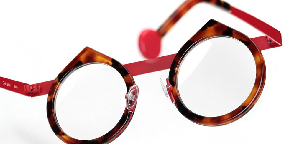 Sabine Be® Be Yin - Shiny Fawn Tortoise / Satin Red Eyeglasses