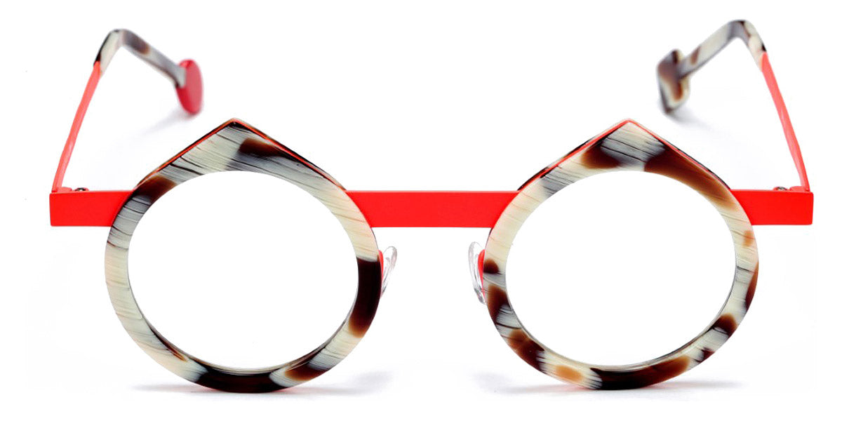 Sabine Be® Be Yin SB Be Yin 486 43 - Shiny Blond Horn / Satin Neon Orange Eyeglasses