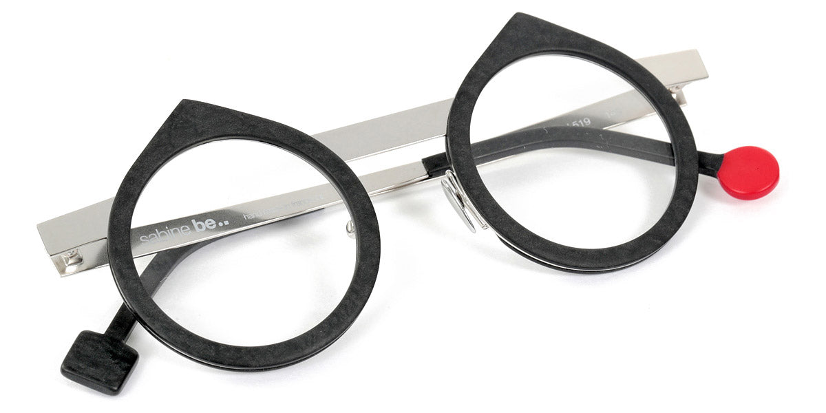 Sabine Be® Be Yin SB Be Yin 519 43 - Matt Marble Mouse Gray / Polished Palladium Eyeglasses