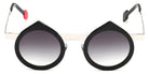 Sabine Be® Be Yin Sun SB Be Yin Sun 519 43 - Matt Marble Mouse Gray / Polished Palladium Sunglasses