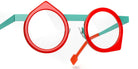 Sabine Be® Be Yoon - Shiny Orange / Satin Turquoise Eyeglasses