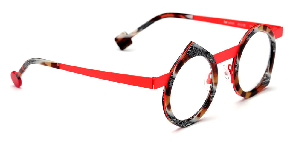 Sabine Be® Be Yoon - Shiny Vintage Tortoise / Satin Neon Orange Eyeglasses