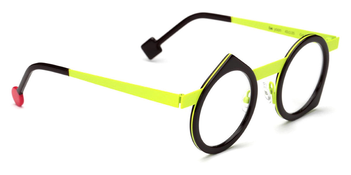 Sabine Be® Be Yoon - Shiny Dark Choco / Satin Neon Yellow Eyeglasses