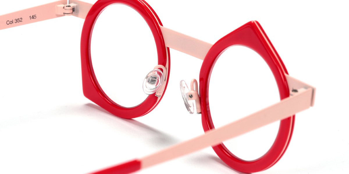 Sabine Be® Be Yoon SB Be Yoon 352 43 - Shiny Coral Satin / Satin Salmon Eyeglasses