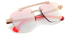 Sabine Be® Be Yourself Pierced Sun SB Be Yourself Pierced Sun 140 55 - Polished Rose Gold Sunglasses