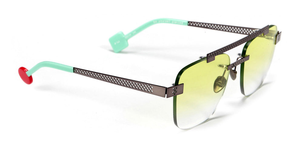 Sabine Be® Be Yourself Pierced Sun SB Be Yourself Pierced Sun 763 55 - Dark Ruthenium Polished Sunglasses