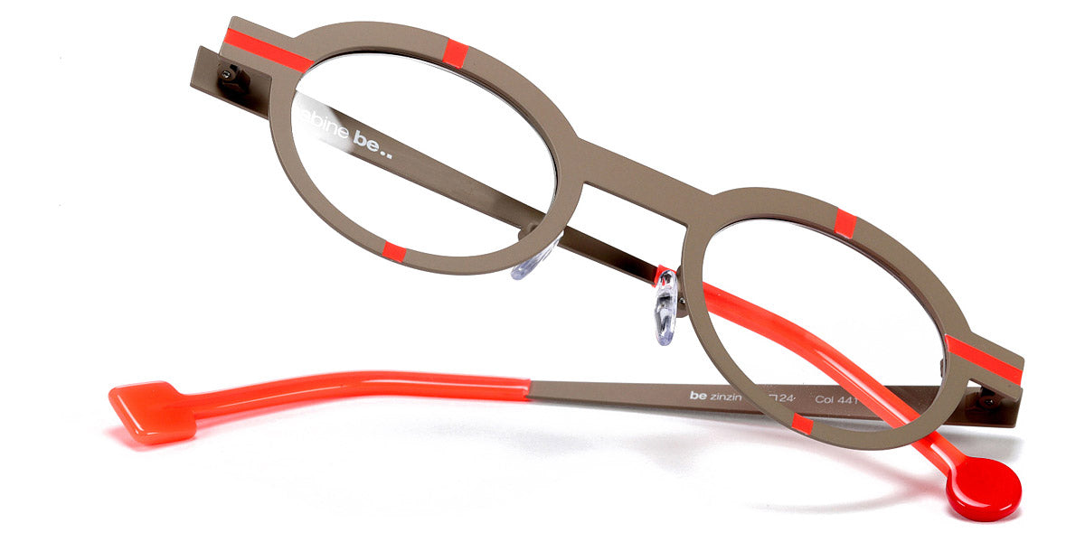 Sabine Be® Be Zinzin SB Be Zinzin 441 44 - Satin Mastic / Satin Neon Orange Eyeglasses
