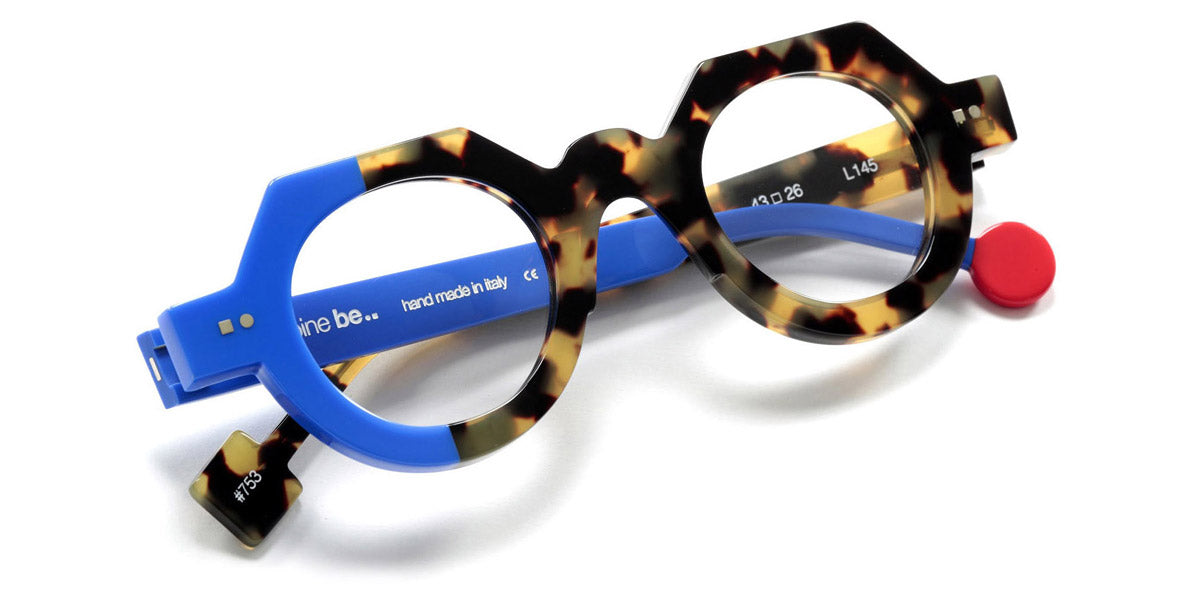 Sabine Be® Be Zoulou SB Be Zoulou 753 43 - Shiny Tokyo Tortoiseshell / Shiny Majorelle Blue Eyeglasses
