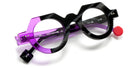 Sabine Be® Be Zoulou SB Be Zoulou 756 43 - Shiny Tawny Grey / Shiny Translucent Purple Eyeglasses