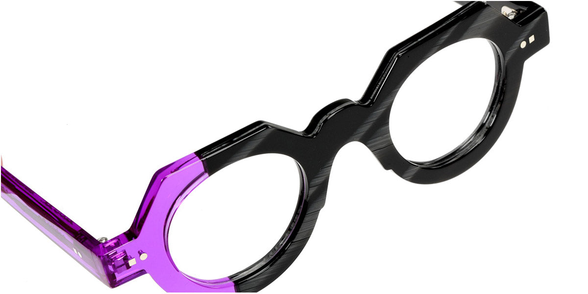 Sabine Be® Be Zoulou SB Be Zoulou 756 43 - Shiny Tawny Grey / Shiny Translucent Purple Eyeglasses