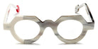 Sabine Be® Be Zoulou SB Be Zoulou 757 43 - Shiny Gray Horn / Shiny Whipped Cream Eyeglasses