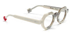 Sabine Be® Be Zoulou SB Be Zoulou 757 43 - Shiny Gray Horn / Shiny Whipped Cream Eyeglasses