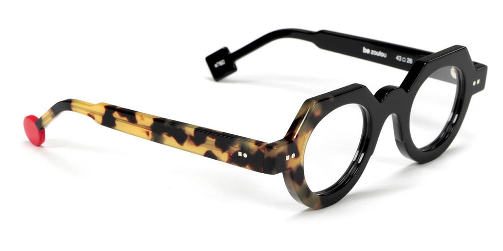 Sabine Be® Be Zoulou SB Be Zoulou 760 43 - Shiny Black / Shiny Tokyo Tortoise Eyeglasses