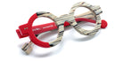 Sabine Be® Be Zozo SB Be Zozo 745 41 - Vanilla Choco Matte / Shiny Red Eyeglasses