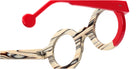 Sabine Be® Be Zozo SB Be Zozo 745 41 - Vanilla Choco Matte / Shiny Red Eyeglasses