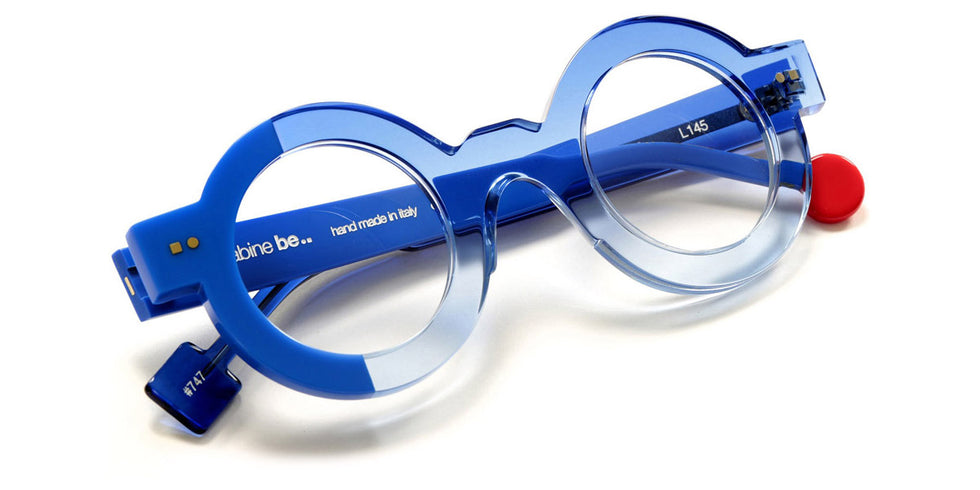Sabine Be® Be Zozo SB Be Zozo 747 41 - Shiny Gradient Blue Majorelle / Shiny Blue Majorelle Eyeglasses