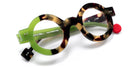 Sabine Be® Be Zozo SB Be Zozo 749 41 - Shiny Khaki Tortoiseshell / Shiny Opal Khaki Eyeglasses