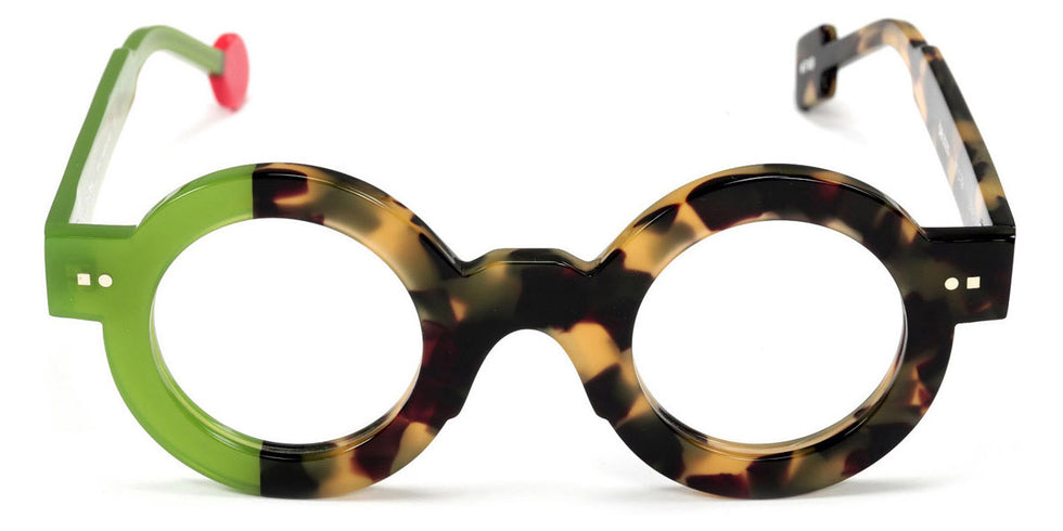 Sabine Be® Be Zozo SB Be Zozo 749 41 - Shiny Khaki Tortoiseshell / Shiny Opal Khaki Eyeglasses